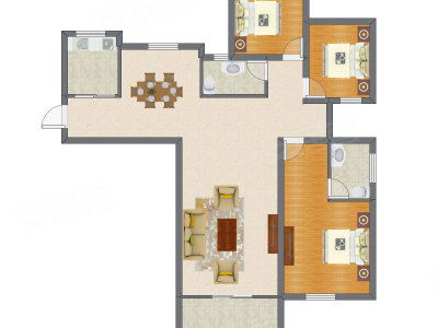 3室2厅 139.80平米