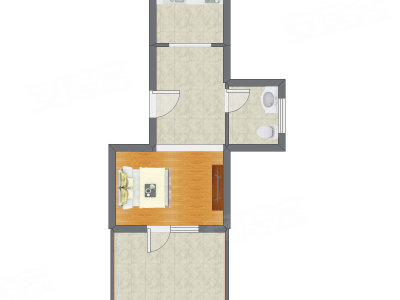 1室0厅 39.60平米