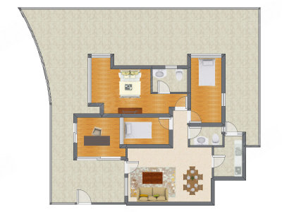 4室2厅 81.13平米