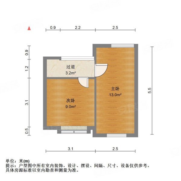 五洲国际工业博览城3室2厅1卫54.85㎡南北36万