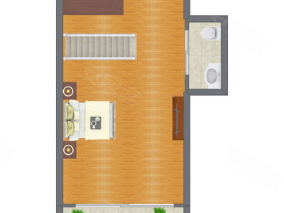 3室1厅 75.54平米