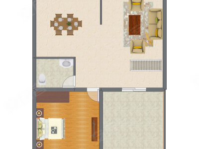3室3厅 87.85平米