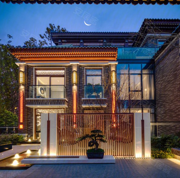 花园200平丨独门独院中式别墅丨天府新区麓山国际 传承合院,麓府大院