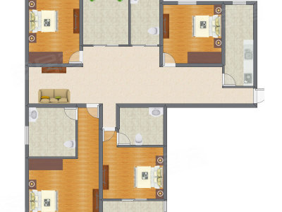 4室2厅 154.52平米