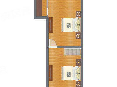 2室2厅 54.00平米