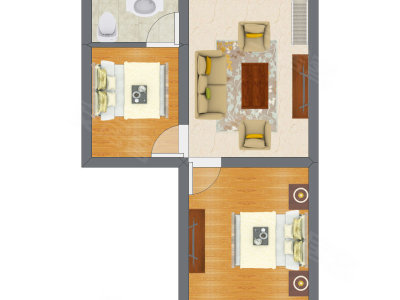 4室2厅 90.41平米