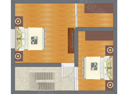 2室1厅 26.78平米