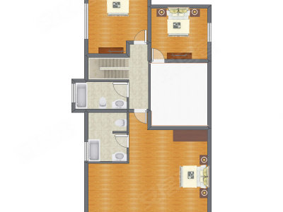 4室3厅 197.32平米
