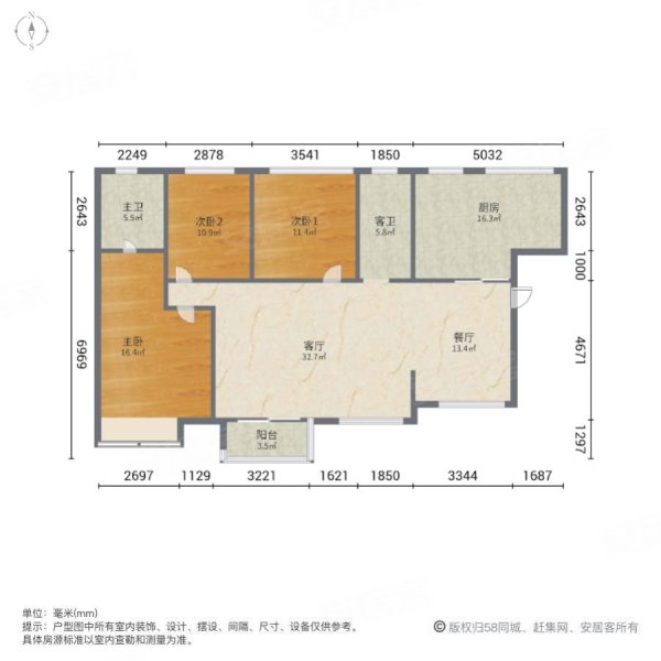 赵州天山熙湖户型图图片