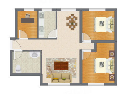 3室2厅 94.83平米
