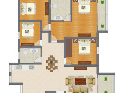 4室2厅 112.01平米