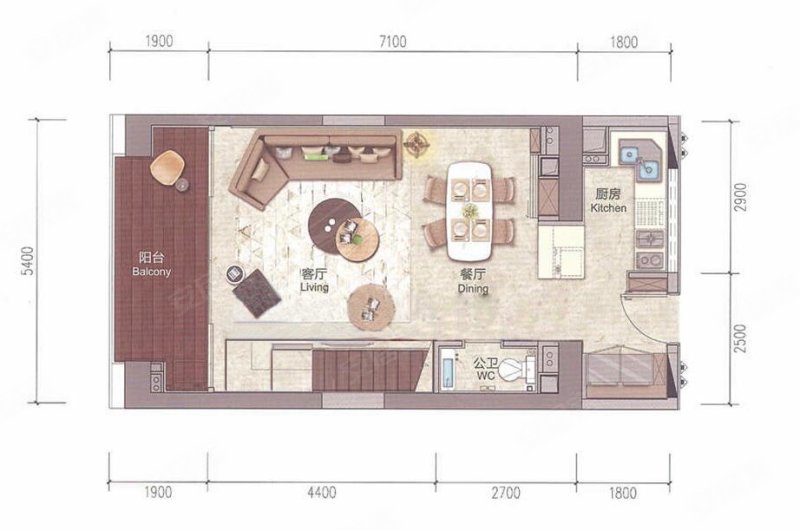 深圳湾公馆(新房)3室2厅3卫87㎡南1740万