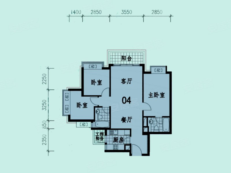 均价2万海逸豪庭三房四房电约看房