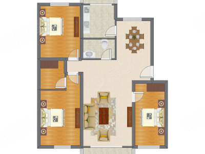 3室2厅 139.98平米
