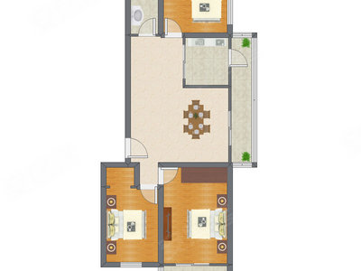 3室1厅 105.23平米