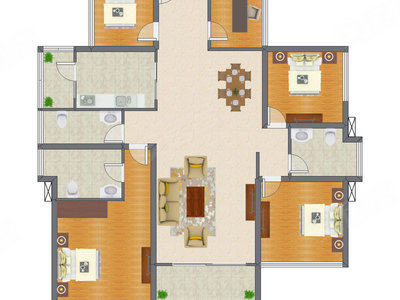 5室2厅 150.00平米