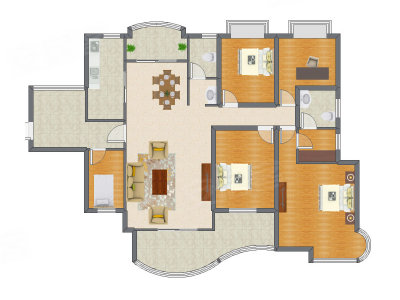 5室2厅 146.20平米