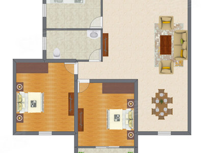 2室2厅 112.70平米