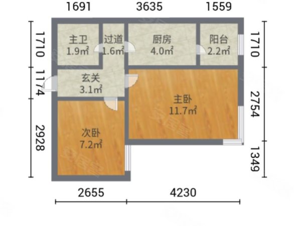 天津西青大寺亲和康园亲和康园 2室0厅1卫