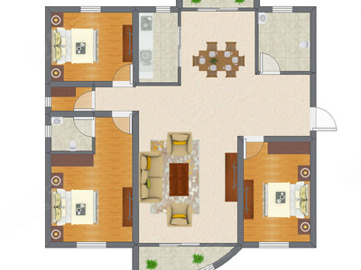 4室2厅 95.14平米