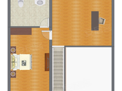 3室2厅 80.00平米