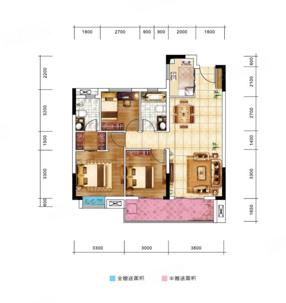 龙城新苑G区户型图图片