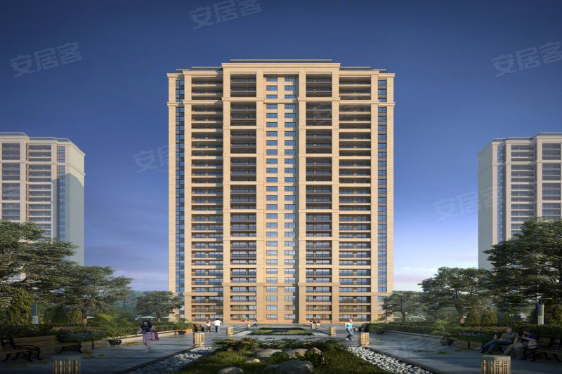 名邦新都会(新房)3室2厅1卫105㎡南68万