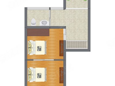 3室2厅 76.12平米