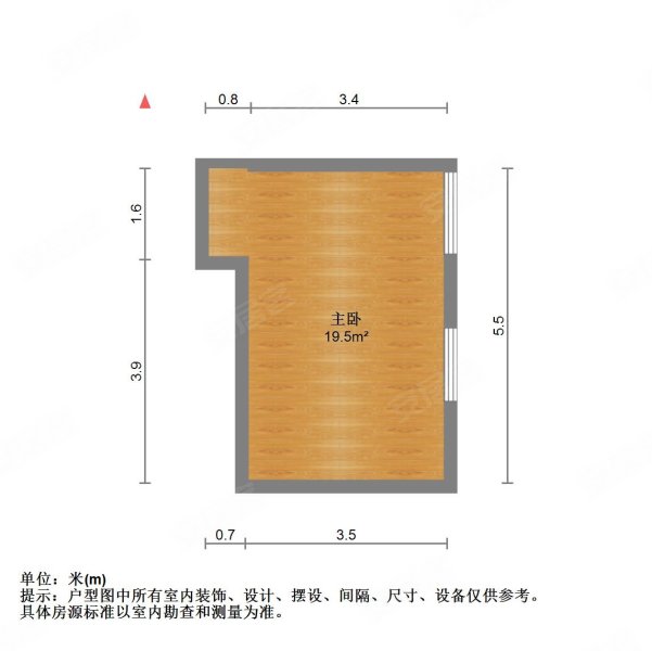 绿地峰荟时代1室1厅1卫42.57㎡南41.8万