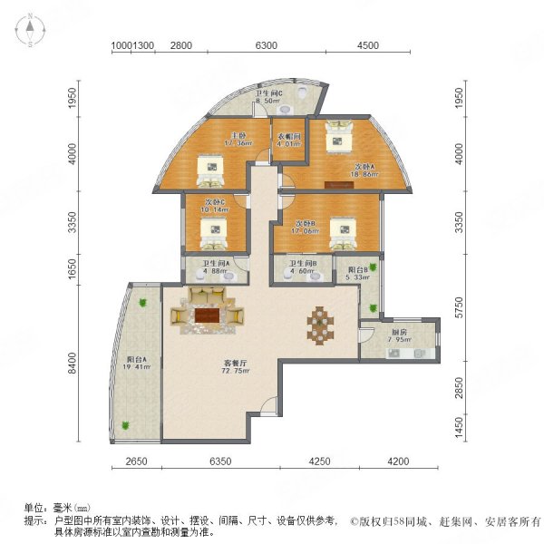 (送车位,价格还可以谈)天誉半岛 |全新未住 各付各税,天誉半岛花园