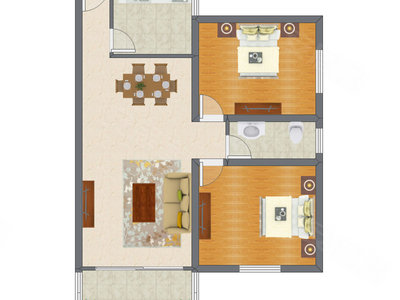 2室2厅 94.11平米