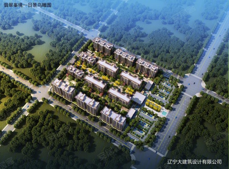 翡翠峯境 电梯洋房 园区好 丹东 高大上小区 随时看