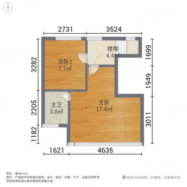 佳和广场3室2厅2卫90㎡南北43.8万