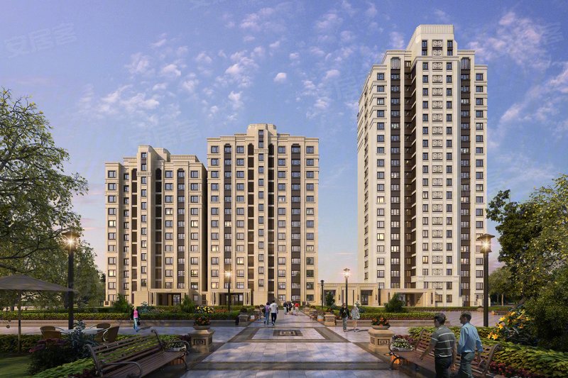 新泺大街与茂岭山三号路交汇处南行100米路南-济南绿地海珀云庭二手房