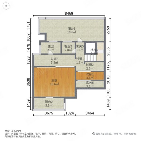 荷澜庭    上叠别墅 小区中间位置 送晒台阁楼 看房随时