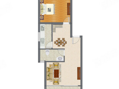 3室2厅 144.75平米户型图