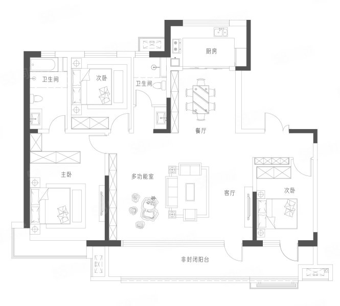 实验旁民生玖玺享受团购价格无其他费用,民生·城市玖玺北区-聊城58