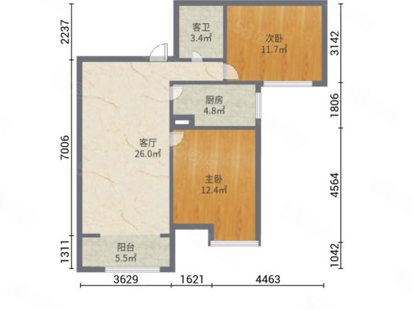 西安未央三桥后卫馨佳苑出租后卫寨地铁口后卫馨佳苑两室全配拎包入住