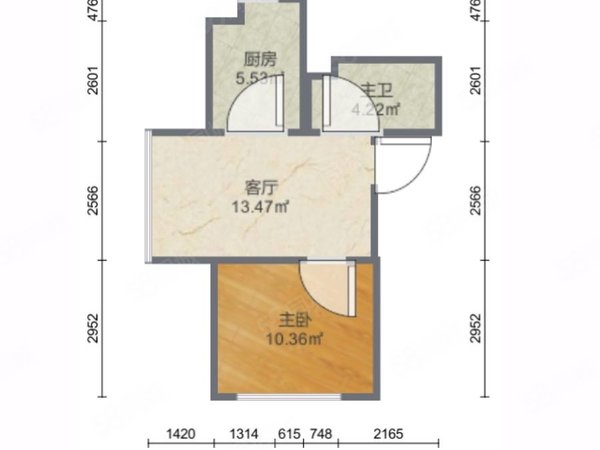 名居(滨海),杭州道街租房,时代名居(滨海) 1室1厅1卫 电梯房 53平米