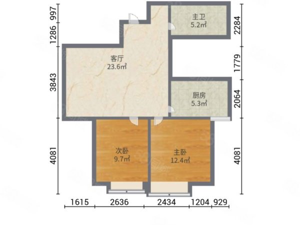 青岛崂山北村北村新苑北村新苑 2室1厅1卫  电梯房 精装修85平米出租