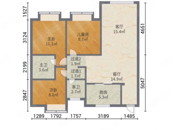 昆山翡丽兰亭花园户型图片