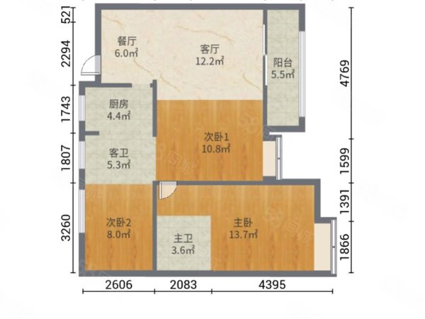 泉州晋江世茂御龙湾中梁首府壹号中梁首府壹号 3室2厅2卫 电梯房 精