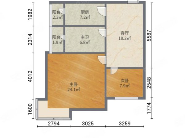 天津河东常州道东惠家园东惠家园 2室1厅1卫 1800.