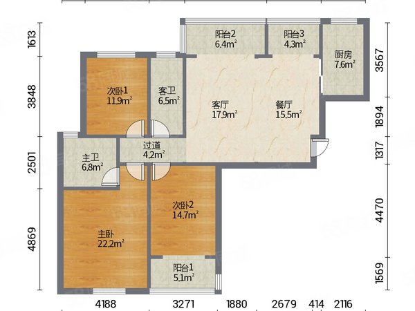 运城盐湖万达广场外滩首府外滩首府 精装三室出租 精装修家具家电齐全