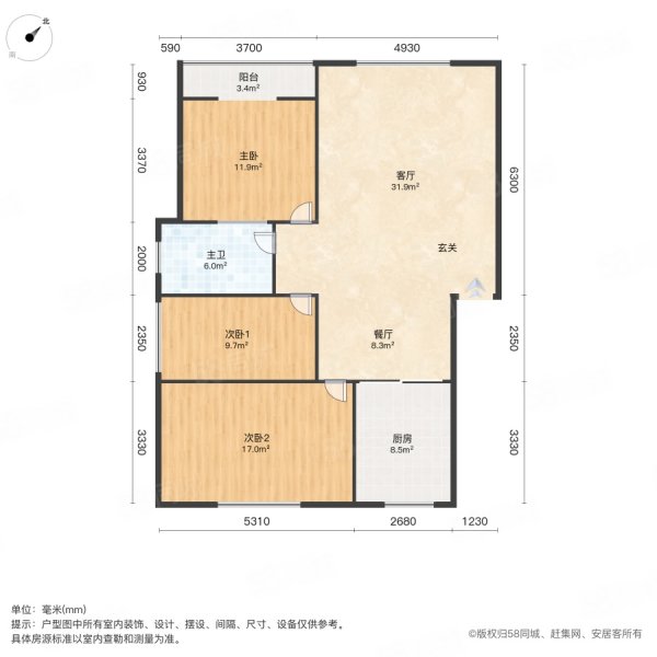 九江丽景家园户型图图片