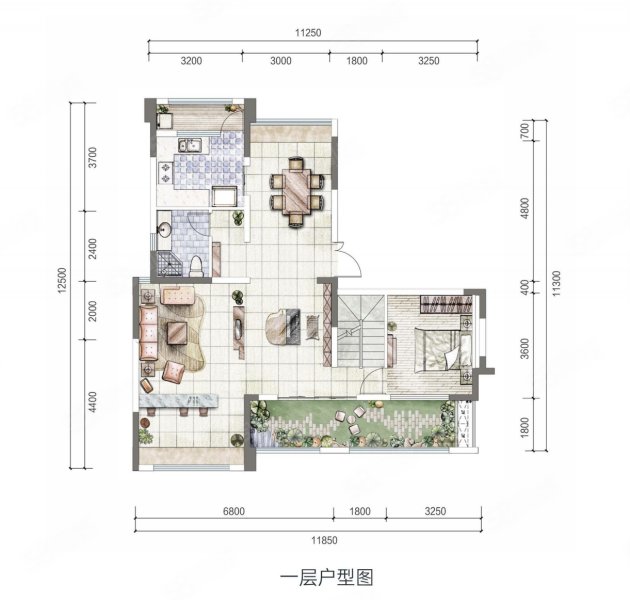 嘉合凤凰岛5室3厅208㎡352万二手房图片