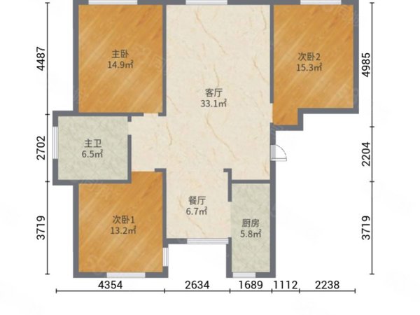 名邦学府户型图图片