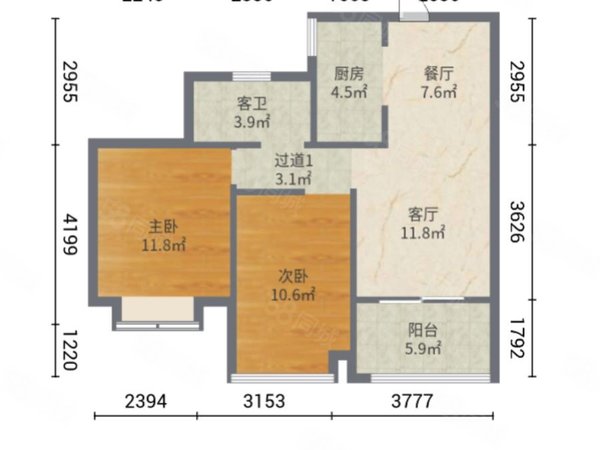 【多圖】星光耀廣場,城東租房,城東星光耀,溫馨兩房,乾淨明亮,拎包