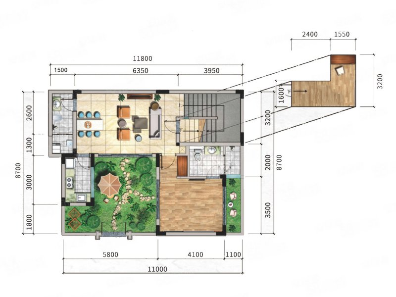 同心青城里2室2厅114㎡230万二手房图片