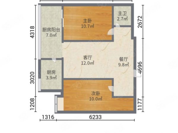 【多圖】潤城(7區),前衛營租房,萬達雙塔片區 潤城七區 精裝修 近雲紡